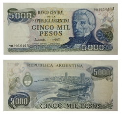ARGENTINA -  5000 PESOS 1976-1983 (UNC) 305C