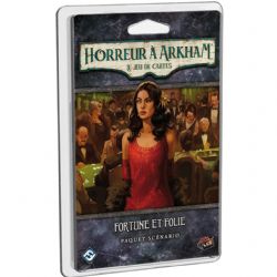 ARKHAM HORROR : THE CARD GAME -  FORTUNE ET FOLIE (FRENCH) -  PAQUET DE SCÉNARIO