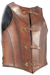 ARMORS -  VETERANS LEATHER ARMOR - BROWN (LARGE)