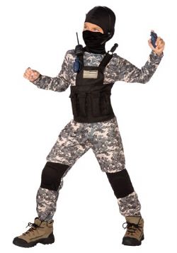 ARMY -  NAVY SEAL COSTUME (CHILD)