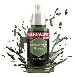 ARMY PAINTER -  FANATIC - CAMOUFLAGE GREEN (18 ML) -  WARPAINTS APFN #TAPWP3069P