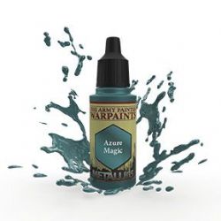 ARMY PAINTER -  WARPAINTS - METALLICS: AZURE MAGIC (18 ML) -  WARPAINTS AIR AP1 #1486