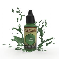 ARMY PAINTER -  WARPAINTS - METALLICS: GLITTER GREEN (18 ML) -  WARPAINTS AIR AP1 #1484