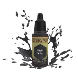 ARMY PAINTER -  WARPAINTS - METALLICS: NIGHT SCALES (18 ML) -  WARPAINTS AIR AP1 #1490