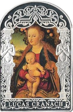 ART AND RENAISSANCE -  THE VIRGIN AND CHILD UNDER AN APPLE TREE -  2012 PINCIPAT D'ANDORRA