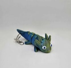 ARTICULATED SENSORY TOY -  AXOLOTL - KEYCHAIN - RANDOM COLOR