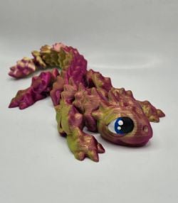 ARTICULATED SENSORY TOY -  BABY LIZARD (MINI) - RANDOM COLOR