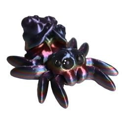 ARTICULATED SENSORY TOY -  MUSHROOM SPIDER - RANDOM COLOR