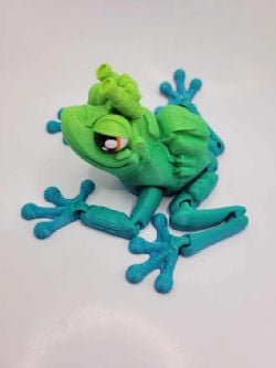 ARTICULATED SENSORY TOY -  S.W.A.T FROG - RANDOM COLOR