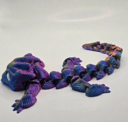 ARTICULATED SENSORY TOY -  SWIRL DRAGON - RANDOM COLOR