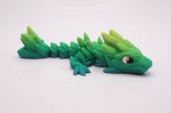 ARTICULATED SENSORY TOY -  TINY GEMSTONE DRAGON - RANDOM COLOR