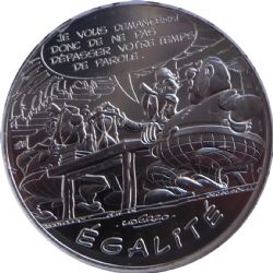 ASTERIX -  EQUALITY - VALUES OF THE REPUBLIC -  2015 FRANCE COINS 02