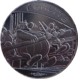 ASTERIX -  EQUALITY - VALUES OF THE REPUBLIC -  2015 FRANCE COINS 03