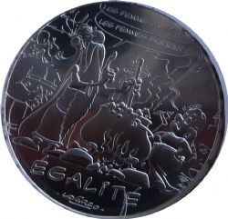 ASTERIX -  EQUALITY - VALUES OF THE REPUBLIC -  2015 FRANCE COINS 04