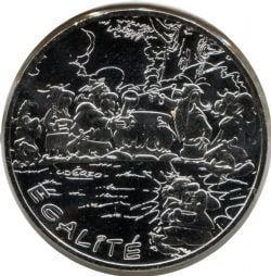 ASTERIX -  EQUALITY - VALUES OF THE REPUBLIC -  2015 FRANCE COINS 05