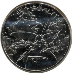 ASTERIX -  EQUALITY - VALUES OF THE REPUBLIC -  2015 FRANCE COINS 07