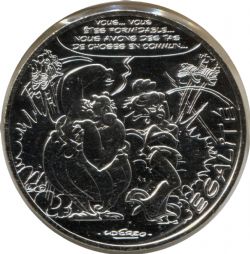 ASTERIX -  EQUALITY - VALUES OF THE REPUBLIC -  2015 FRANCE COINS 08