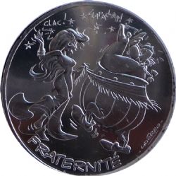 ASTERIX -  FRATERNITY - VALUES OF THE REPUBLIC -  2015 FRANCE COINS 04