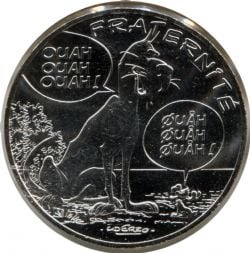 ASTERIX -  FRATERNITY - VALUES OF THE REPUBLIC -  2015 FRANCE COINS 06