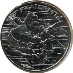 ASTERIX -  FRATERNITY - VALUES OF THE REPUBLIC -  2015 FRANCE COINS 07