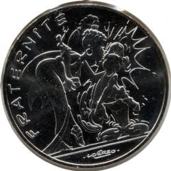 ASTERIX -  FRATERNITY - VALUES OF THE REPUBLIC -  2015 FRANCE COINS 08