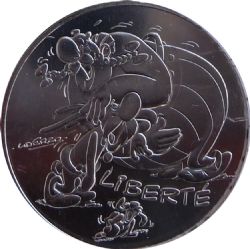 ASTERIX -  LIBERTY - VALUES OF THE REPUBLIC -  2015 FRANCE COINS 03