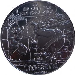 ASTERIX -  LIBERTY - VALUES OF THE REPUBLIC -  2015 FRANCE COINS 04