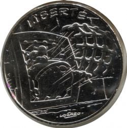 ASTERIX -  LIBERTY - VALUES OF THE REPUBLIC -  2015 FRANCE COINS 06