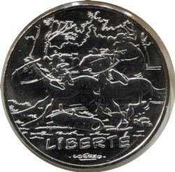 ASTERIX -  LIBERTY - VALUES OF THE REPUBLIC -  2015 FRANCE COINS 08