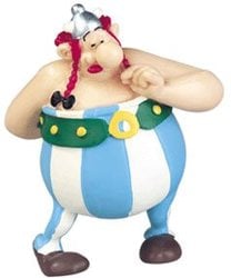 ASTERIX -  OBELIX WITH FLOWERS FIGURE (3