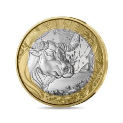 ASTROLOGICAL SIGNS (2025) -  TAURUS -  2025 FRANCE COINS 02