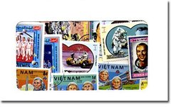 ASTRONAUTS -  50 ASSORTED STAMPS - ASTRONAUTS