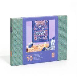 ATELIER GRANDS AUGUSTINS -  SILK PAINTING - FELINES (MULTILINGUAL) 10