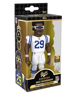 ATLANTA FALCONS -  GOLD VINYL FIGURE OF ERIC DICKERSON (CHASE) (5 INCH)