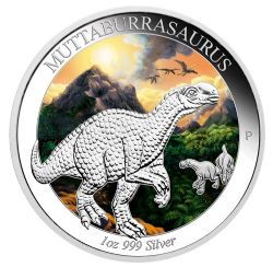 AUSTRALIAN AGE OF DINOSAURS -  MUTTABURRASAURUS -  2015 AUSTRALIAN COINS