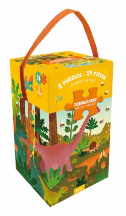AUZOU -  MY DINOSAUR PUZZLES (2X54 PIECES)