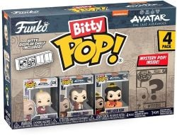 AVATAR THE LAST AIRBENDER -  TINY POP! IROH, ADMIRAL ZHAO, FIRE LORD OZAI AND MYSTERY FIGURES - 4 PACK -  BITTY POP!