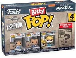 AVATAR THE LAST AIRBENDER -  TINY POP! KATARA, SOKKA, SUKI AND MYSTERY FIGURES - 4 PACK -  BITTY POP!