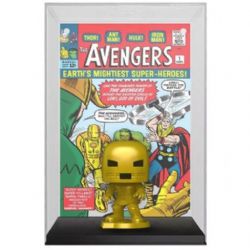 AVENGERS -  POP! VINYL FIGURE OF THE COMIC COVER AVENGERS #01 WITH IRON MAN  (4 INCH) 28