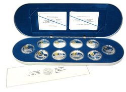 AVIATION -  10-COIN SET - AVIATION COLLECTION FIRST SERIES -  1990-1994 CANADIAN COINS
