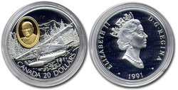 AVIATION -  DE HAVILLAND BEAVER -  1991 CANADIAN COINS 04