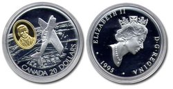 AVIATION -  DHC-1 CHIPMUNK -  1995 CANADIAN COINS 12