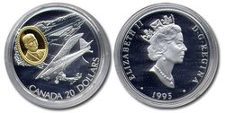AVIATION -  FLEET 80 CANUCK -  1995 CANADIAN COINS 11