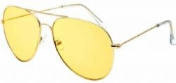 AVIATOR GLASSES - YELLOW/GOLD