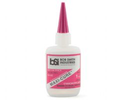 B.S.I. -  MAXI-CURE EXTRA THICK CYANOACRYLATE FOR PLASTIC MODELS (1 OZ) -  GLUE