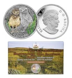 BABY WILDLIFE -  THE BURROWING OWL -  2014 CANADIAN COINS 03