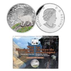 BABY WILDLIFE -  THE MOUNTAIN GOAT -  2015 CANADIAN COINS 05