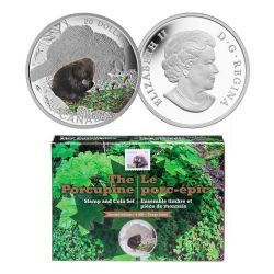 BABY WILDLIFE -  THE PORCUPINE -  2016 CANADIAN COINS 07