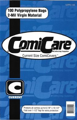 BACK BOARDS -  DOUBLE WHITE CURRENT SIZE (100) -  COMICARE