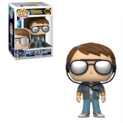 BACK TO THE FUTURE -  POP! VINYL FIGURE OF MARTY MCFLY WITH GLASSES (4 INCH) 958